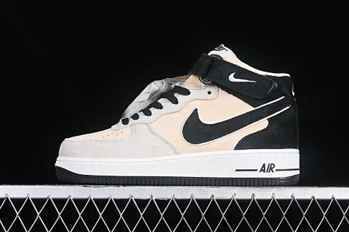 All categories Nk Air Force 1 Air Force series Nk Air Force 1 Mid Air Force mid-top Nk Air Force 1'07 Mid gray black Air Force One mid-top casual sneakers CG9908-106